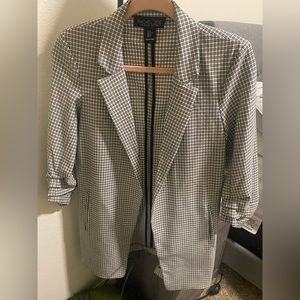 Rachel Zoe checkered blazer size X-small
